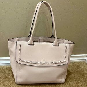 Kate Spade Large Leather Cream Tote Bag
